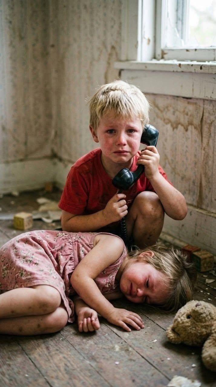 A small voice broke the silence: “Dad… my little sister won’t wake up. We’re so hungry.” Without a second thought, he grabbed them and rushed to the hospital. But what he learned there about their mother would change everything…