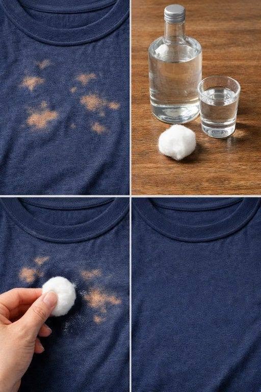 Bleach stains on your clothes? No need to throw them away: here’s the solution.