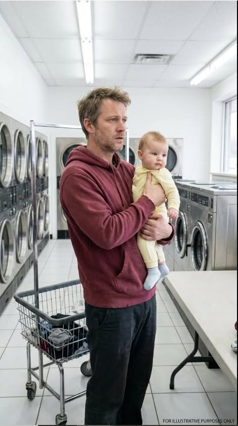 A Stranger Asked to Hold My Grandson at the Laundromat, But the Moment I Saw What He Put in His Hand, My Blood Ran Cold