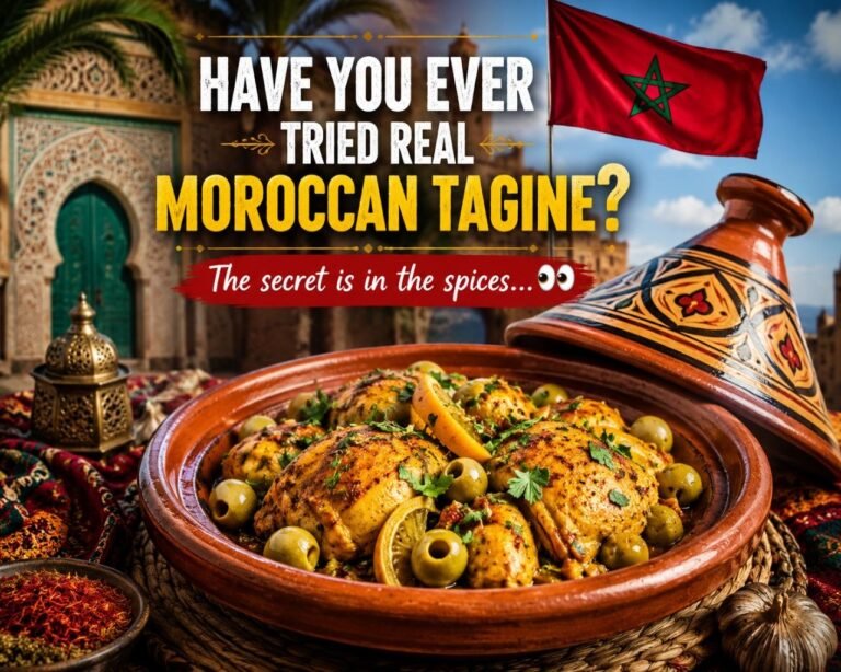 Moroccan Chicken Tagine with Preserved Lemon and Olives 🍋