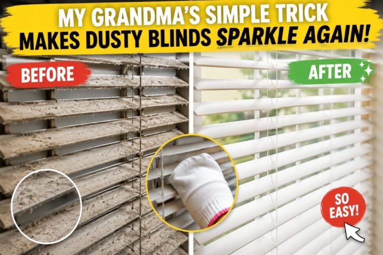 My Grandma Taught Me This Simple Trick to Make Dusty Blinds Sparkle Again