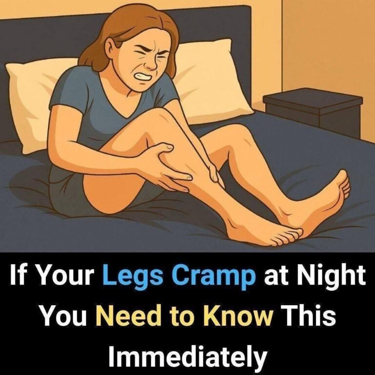 If Your Legs Cramp at Night You Need to Know This Immediately