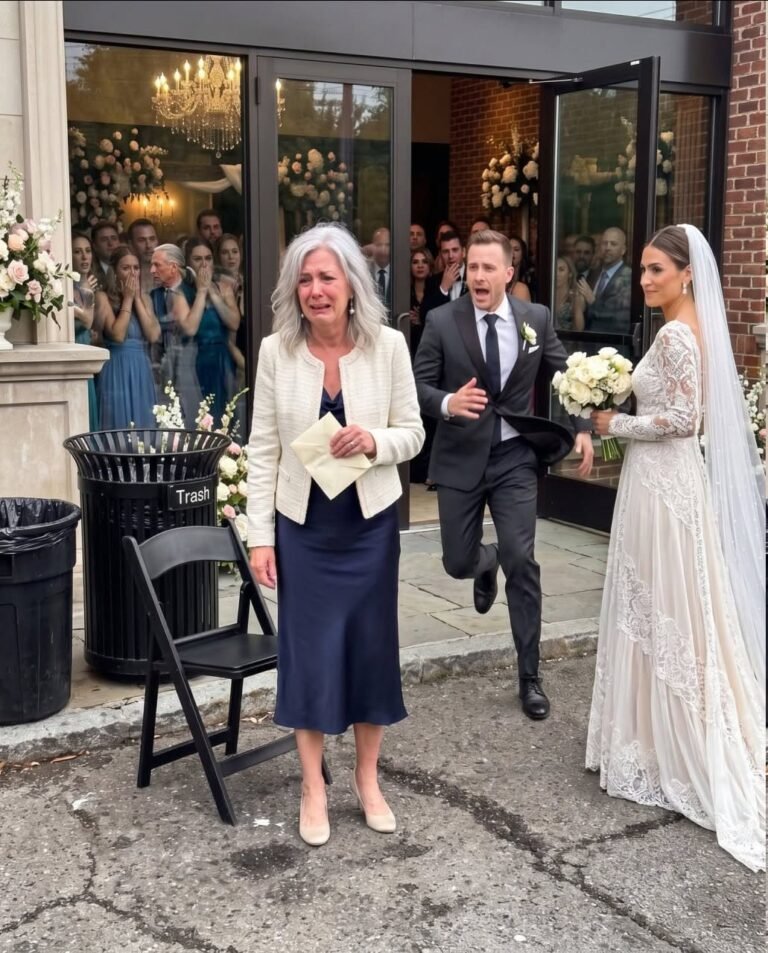 At my son’s wedding, I found my seat outside beside the trash cans. The bride smirked and said, “Guess you don’t count.”
