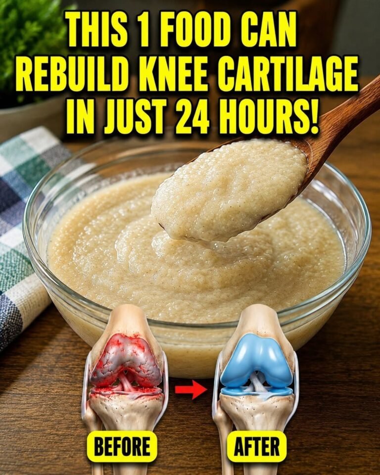 A 97-year-old orthopedic doctor claims: This food can regenerate knee cartilage in as little as 24 hours!