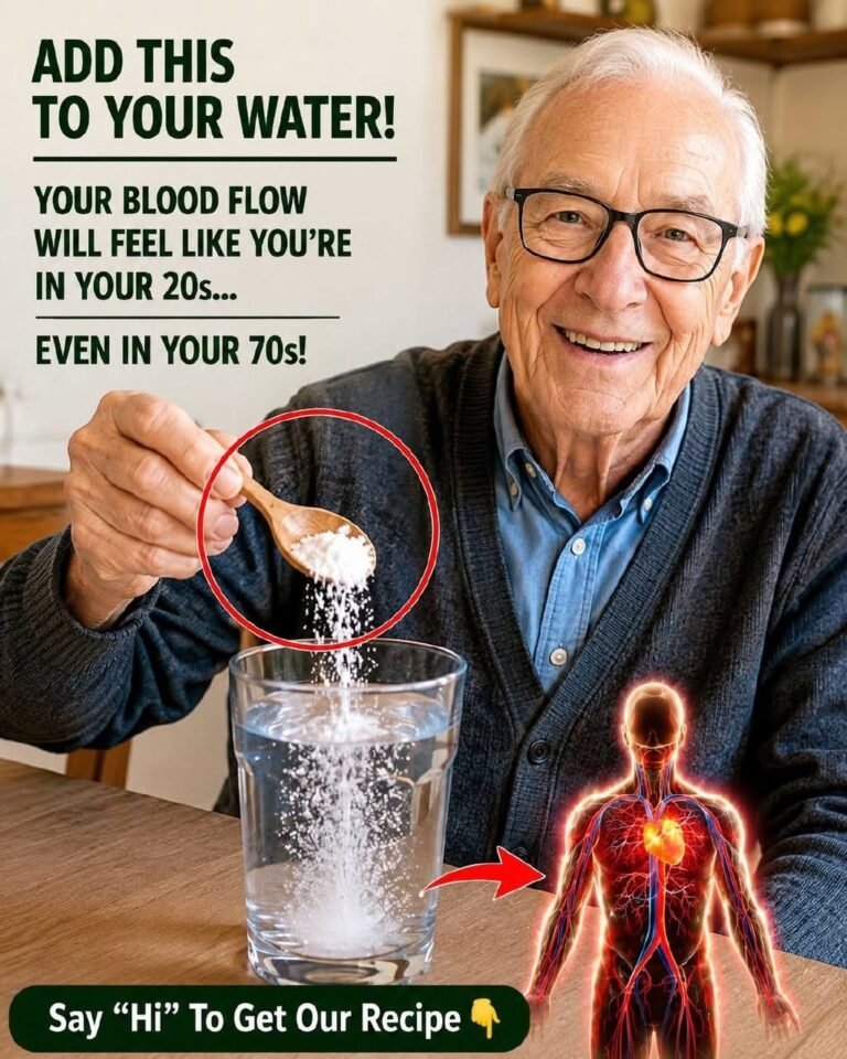 Seniors: Don’t just drink plain water, add this mineral for perfect blood circulation. To continue receiving my recipes, just say something… Thank you!
