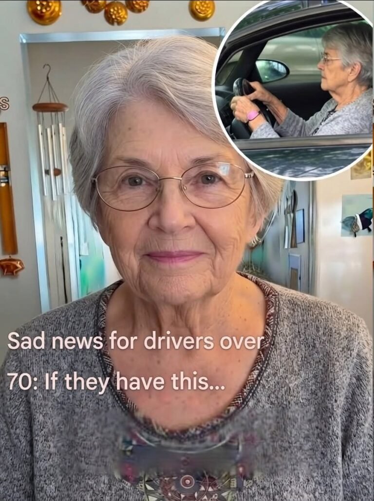 Seniors: Sad news for drivers over 70…