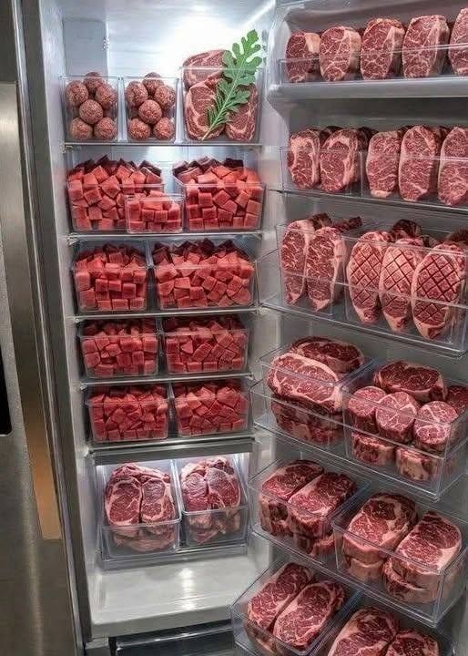 What is your first thought when you open this fridge?