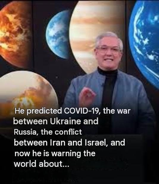 He predicted it all and now he’s alerting the world to…See more