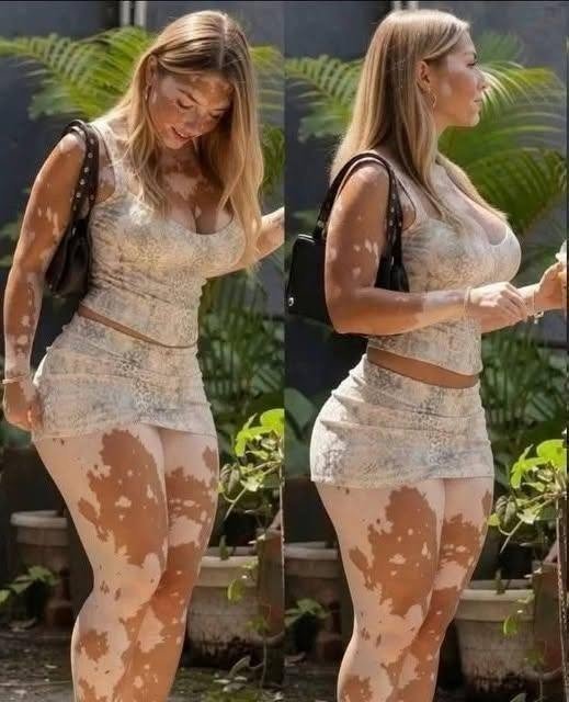 THEY JUDGED HER WITHOUT KNOWING HER STORY! The woman with vitiligo who turned stares of rejection into a lesson no one expected