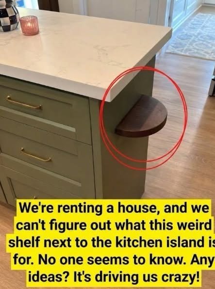 The Mystery of the Little Ledge: What That Small Kitchen Island Shelf Is Actually For (And How to Love It)