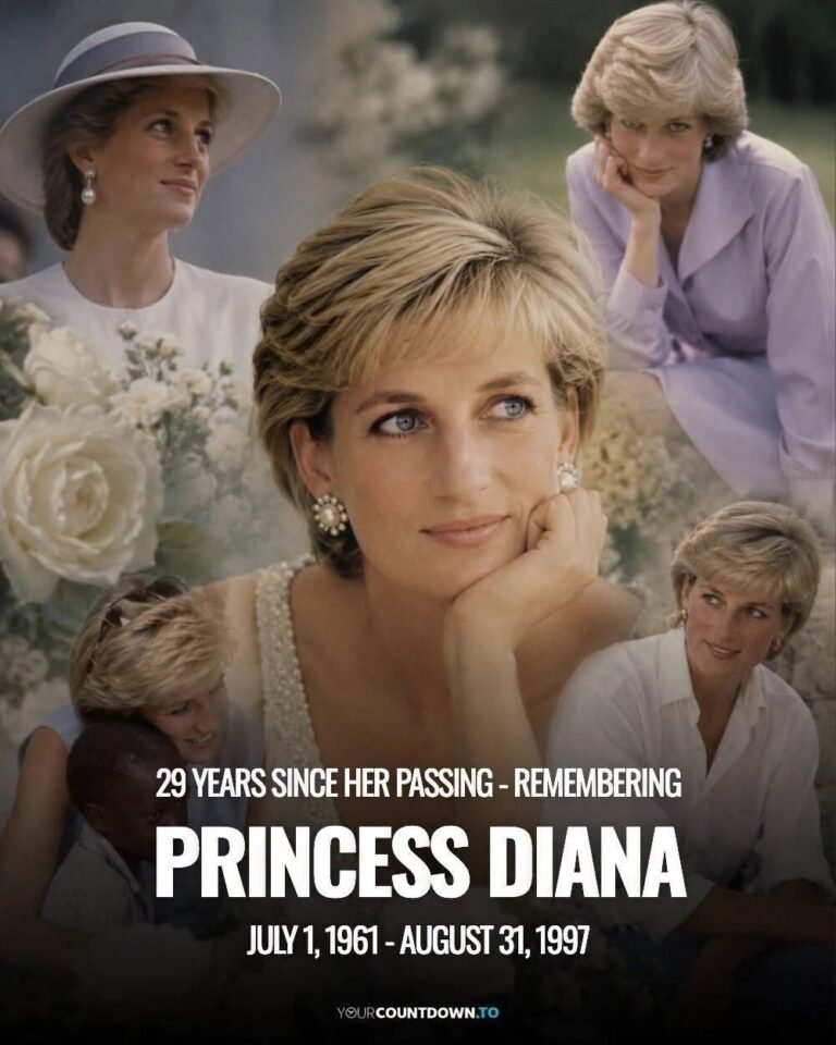 29 Years Later, The World Still Remembers Princess Diana — The Moments That Made Her the “People’s Princess”