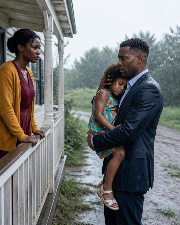 Widow shelters millionaire and his daughter in the rain… and she never imagined what happened next…