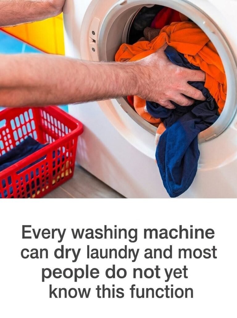Every washing machine can dry laundry and most people do not yet know this function
