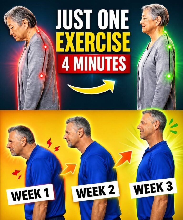 How to Fix Forward Head Posture After 60 in Just 4 Minutes – The Gentle Routine Japan’s Oldest Doctor Swears By