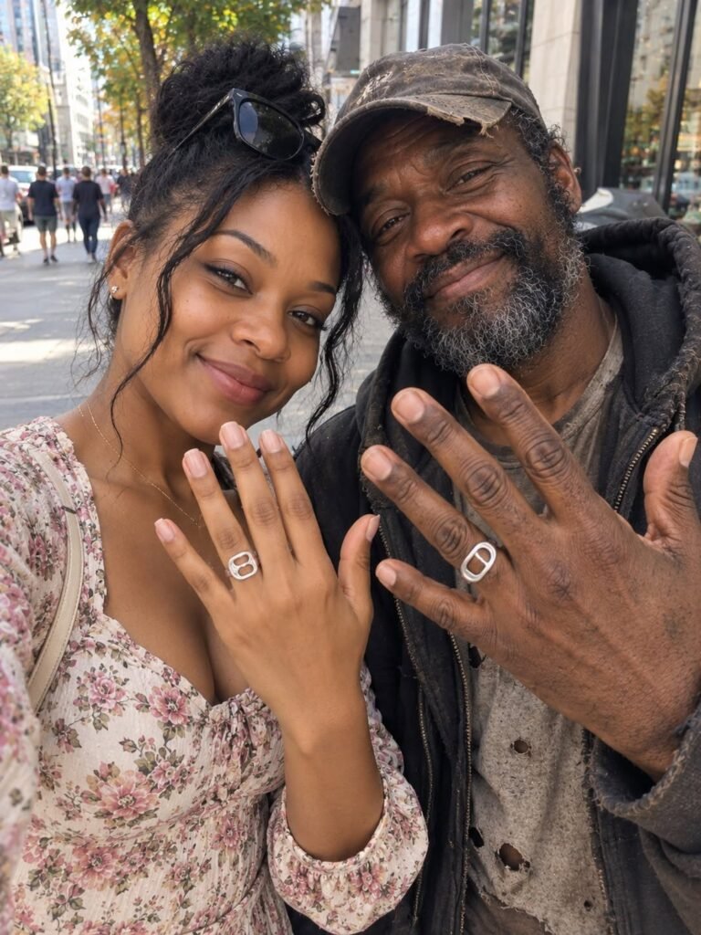 A homeless man held up a sign that read, “Marry me. I have only one month left to live” — I agreed out of pity, but the letter I received after his funeral made the blood drain from my face.