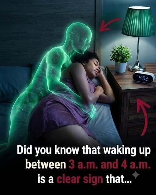 Did you know that waking up at 3 or 4 in the morning is a clear sign of…see more..